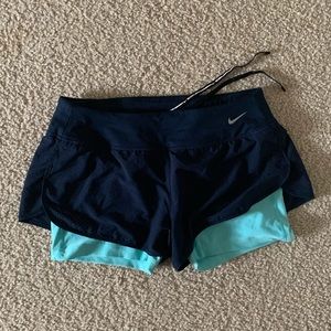 Women’s running shorts with spandex